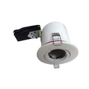 Support plafond BBC Rond Oriënteerbaar Wit met snelverbinding Ø100 mm
