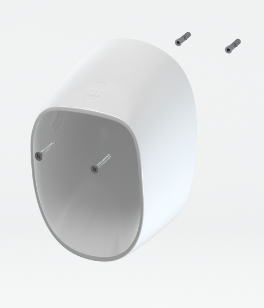 WALLBOX GUN HOLDER TYPE 2 WHITE