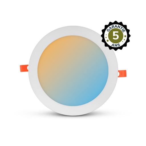[77678] INBOUW-LED-ROND-WIT-Ø225-18W-CCT-DIMBAAR-5 JAAR GARANTIE