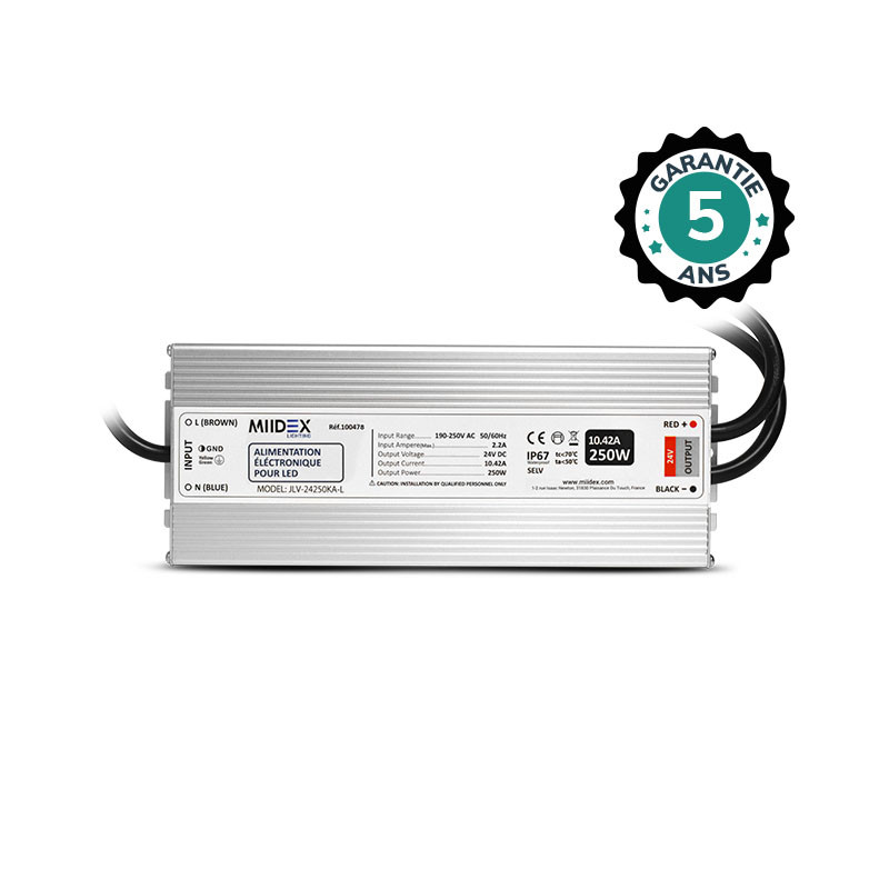 Voeding voor LED 200W 24V DC IP67