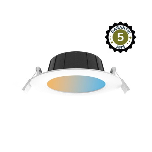 [100648] Downlight LED CYNIUS 9W CCT 3000/4000/6500K - Ø132MM - 5 jaar garantie