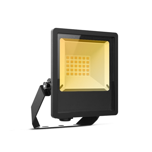 [100738] LED FLOODLIGHT BLACK 10W CCT IP65 LUMOS LITE
