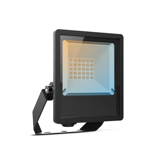 [100738] LED FLOODLIGHT BLACK 10W CCT IP65 LUMOS LITE