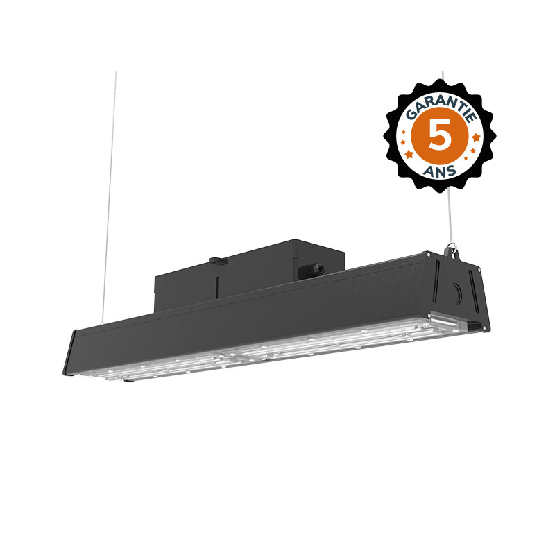 INDUSTRIAL LED 100W 4000K 15000LM ZWART - 5 YEAR WARRANTY