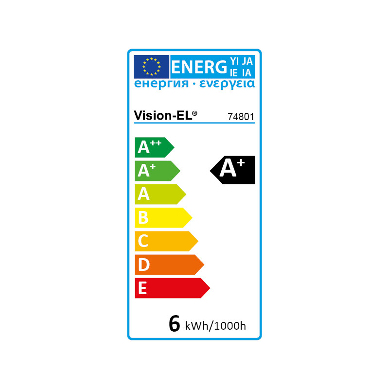 LED lamp E14 Vlammetje 6W 3000K