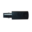 SPOT ON RAIL-POWER CONNECTOR-230V-BLACK-LEFT