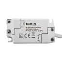 Downlight LED Wit/Zilver rond lage luminantie Ø230mm 25W 4000K
