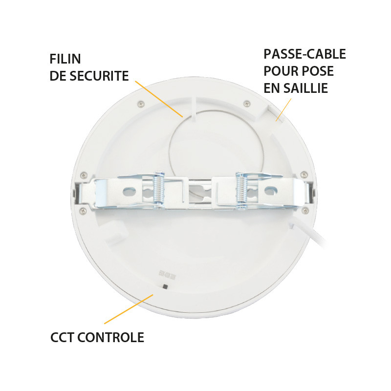 Plafond armatuur Wit Ø170 12W CCT dimbaar