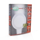 7754 - Round panel led dia 180 12W white 6000k