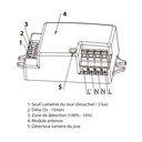 7789 - Hall lighting surface 18W 3000K + sensor