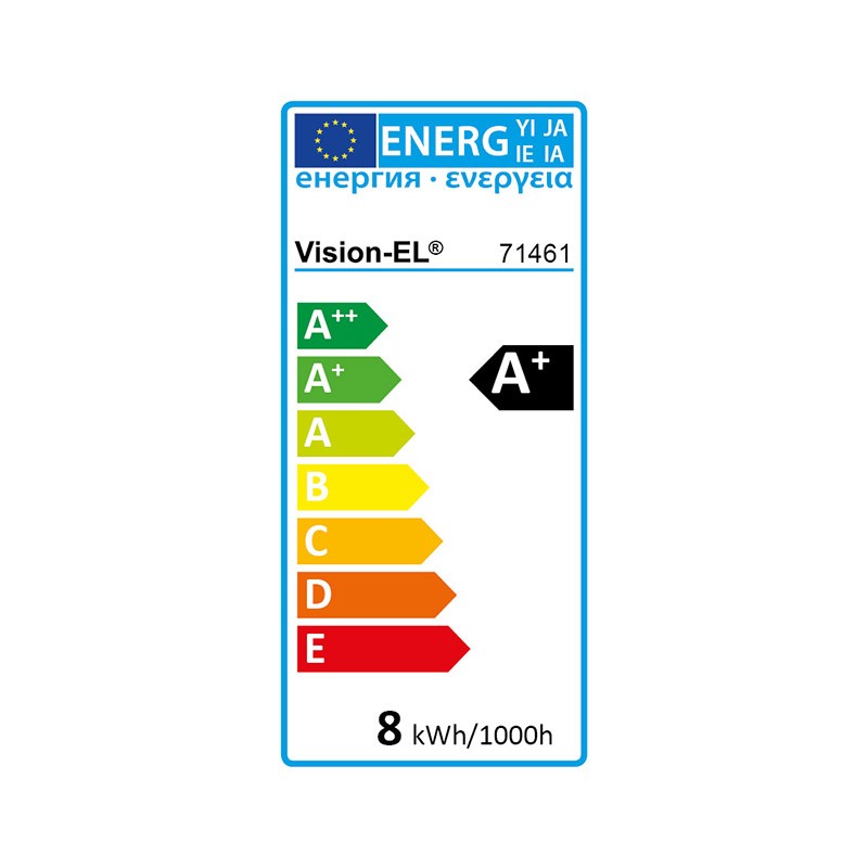 LED lamp E27 Bulb Filament Dimbaar 8W 2700K