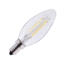 LED lamp E14 Filament Vlam 2W 3000K Pack x 2
