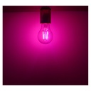 Lamp LED E27 Filament 2W Roze