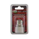 Adapter van B22 naar E14