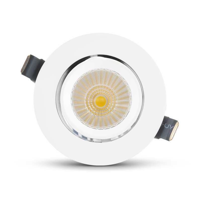 LED-Slakvorm Spotlight, richtbaar en roteerbaar 30W 3000K + Voeding