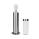 Verlichtingspaal Inox 304 1xE27 Rond IP44