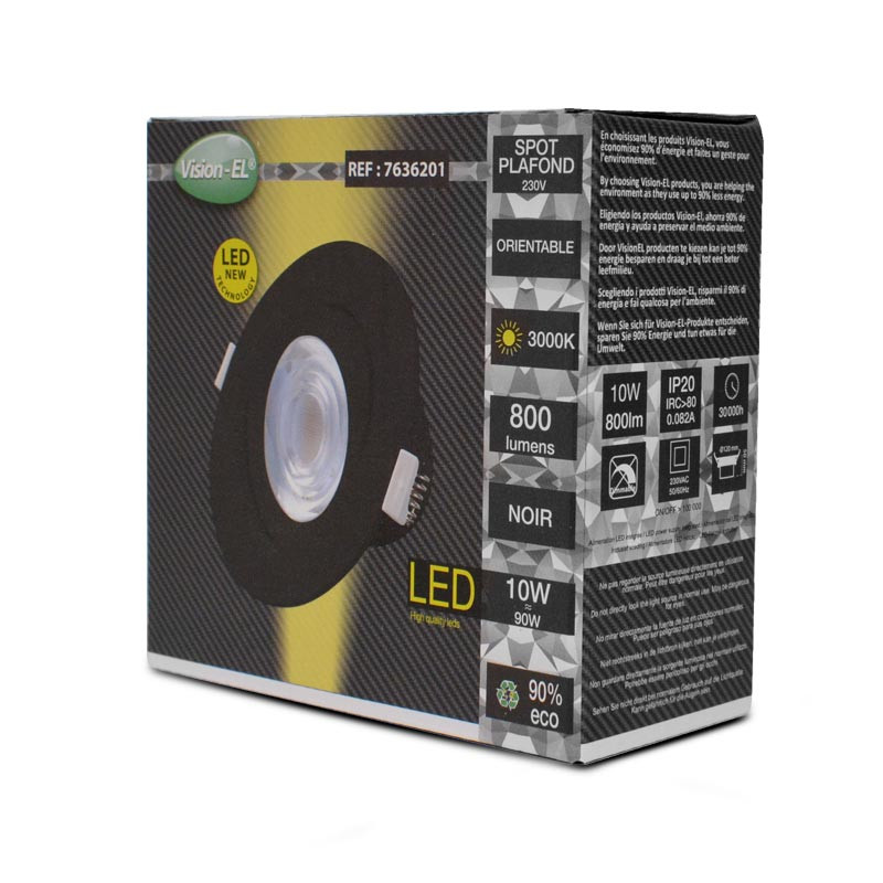 Spot LED SMD Oriënteerbaar 10W 3000K