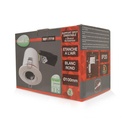 Support plafond BBC Rond Oriënteerbaar Wit met snelverbinding Ø100 mm