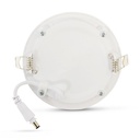 LED PANEL ROUND 6W 6000K 120MM WHITE 