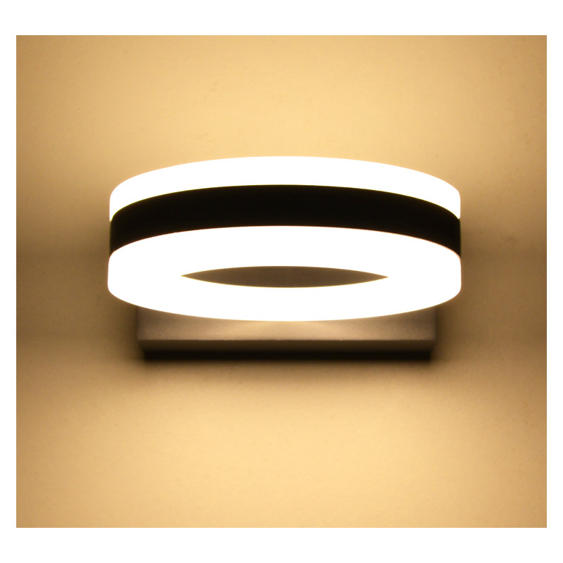 WALL LAMP 12W GREY DARK 4000K
