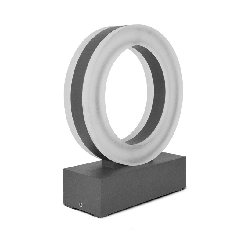 WALL LAMP 12W GREY DARK 4000K
