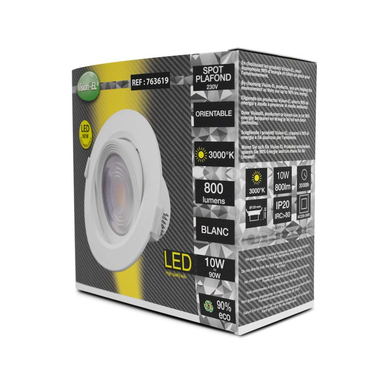 DOWNLIGHT-SPOT-ADJUSTABLE-10W-3000K  