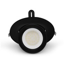 LED-Slakvorm Spotlight, richtbaar en roteerbaar Zwart 38W CCT - 5 jaar garantie