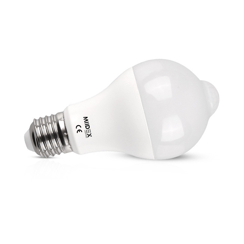 Ampoule LED + Détecteur E27 12W 1100 LM 3000K