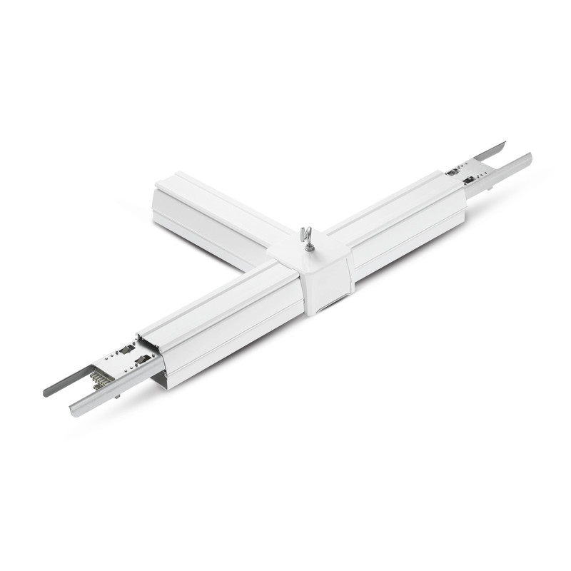 Connector Voor RAIL T stuk 1 INGANG / 2 UITGANGEN 5 KABELS