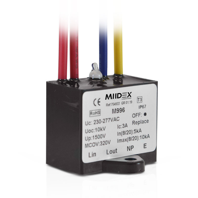 PROTECTION LED PARASURTENSEUR ECRETEUR + VOYANT TESTEUR