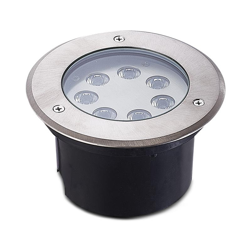 Spot LED Encastrable Sol Rond 7W 4000K Inox 316 L