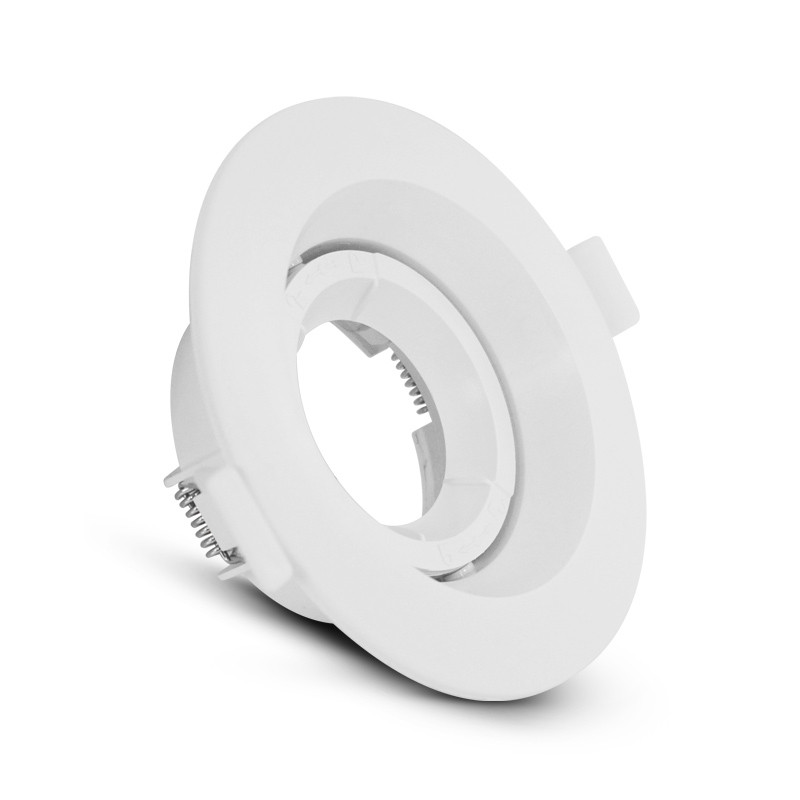 SUPPORT SPOT ROND KANTELBAAR WIT Ø110 mm LAGE LUMINANTIE