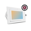 Ledspot vierkant, richtbaar en met voeding 32/38W CCT - 5 jaar garantie