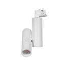 Spot LED sur Rail avec Adaptateur 3 allumages Blanc 20W 3000K Angle ajustable