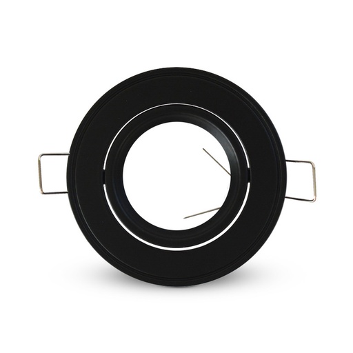 [77010] SUPPORT SPOT ROND KANTELBAAR ZWART Ø86 mm