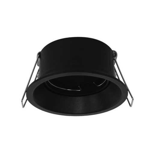 [77270] SUPPORT PLAFOND ROND BASSE LUMINANCE ROTATIF NOIR Ø85x47 mm