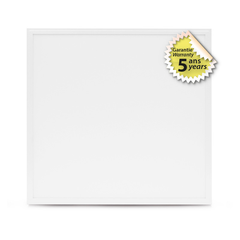 Plafonnier LED Blanc 595x595 36W 4000K IP44 ENEC - GARANTIE 5  ANS