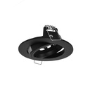 SUPPORT PLAFOND ROND INCLINABLE NOIR Ø95 mm (FIXATION 1/4 DE TOUR )