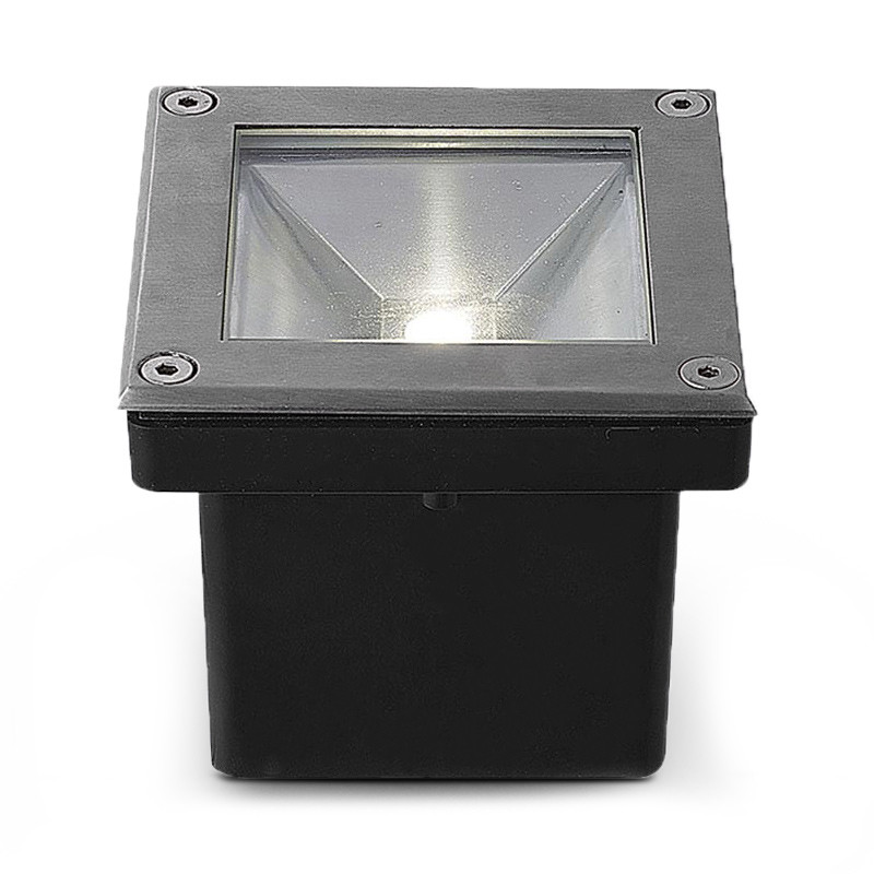 Spot LED Grond-inbouw Vierkant 5W 4000K Inox 316 L