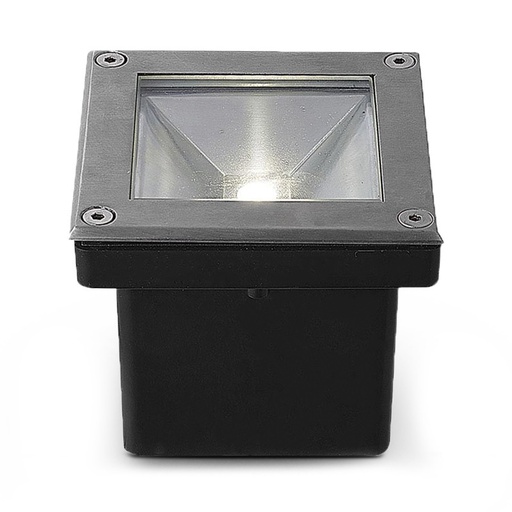 [706210] Spot LED Grond-inbouw Vierkant 5W 4000K Inox 316 L