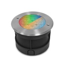 Spot LED Encastrable Sol Rond 9W RGB+W CCT Inox 304