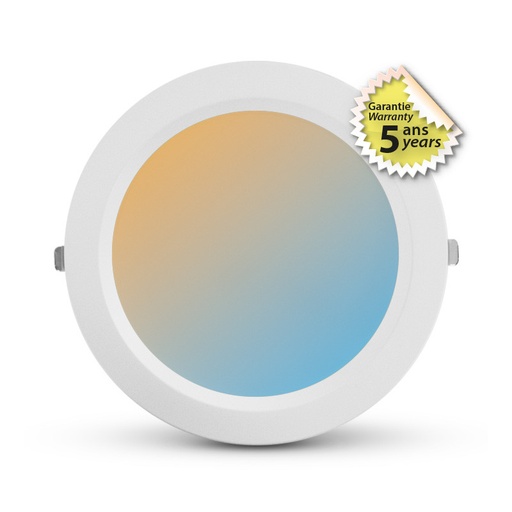 [765133] Spot LED fixe blanc rond 50-60W CCT GARANTIE 5 ANS