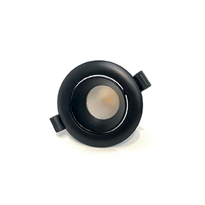 SPOT RICHTBAAR ZWART 7W 3000k 490lm