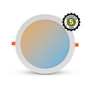 INBOUW-LED-ROND-WIT-Ø300-24W-CCT-DIMBAAR-5 JAAR GARANTIE