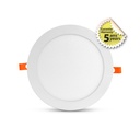 INBOUW-LED-ROND-WIT-Ø225-18W-4000K- 5 JAAR GARANTIE