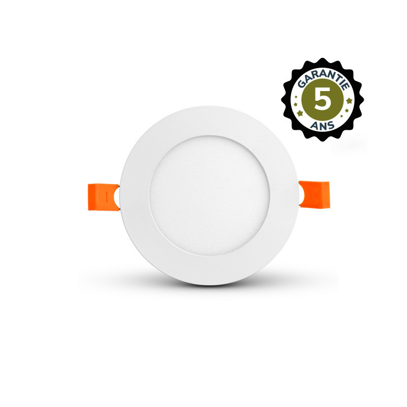 Plafonnier LED Blanc Ø120 6W 4000K GARANTIE 5 ANS