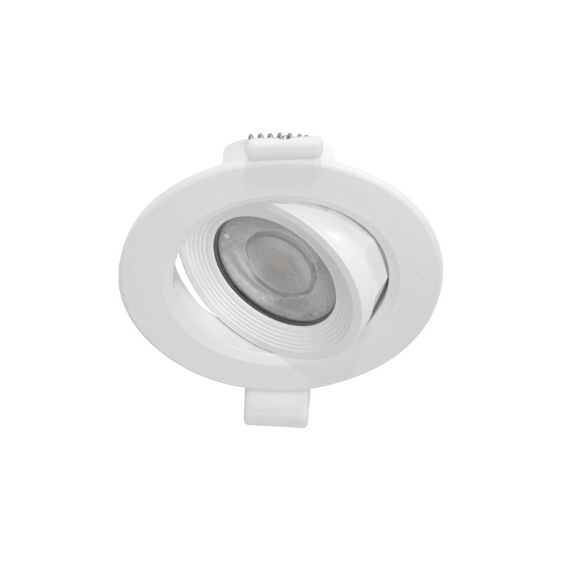SPOT LED INCLINABLE SMD 5W 3000K DIMMABLE BLANC 