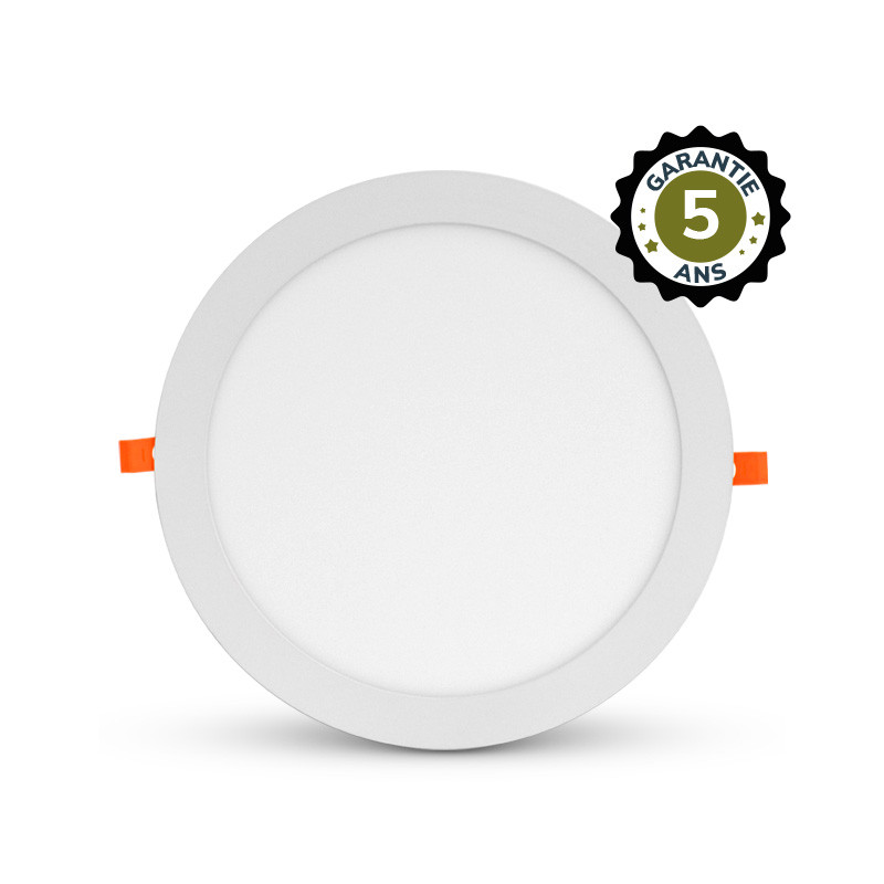 INBOUW-LED-ROND-WIT-Ø300-24W-3000K- 5 JAAR GARANTIE