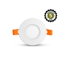 Plafonnier LED Blanc Ø90 3W 4000K GARANTIE 5 ANS