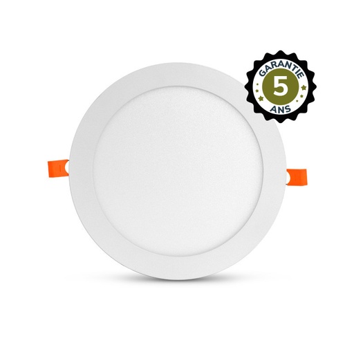 [100076] Plafonnier LED Blanc Ø225 18W 3000K GARANTIE 5 ANS